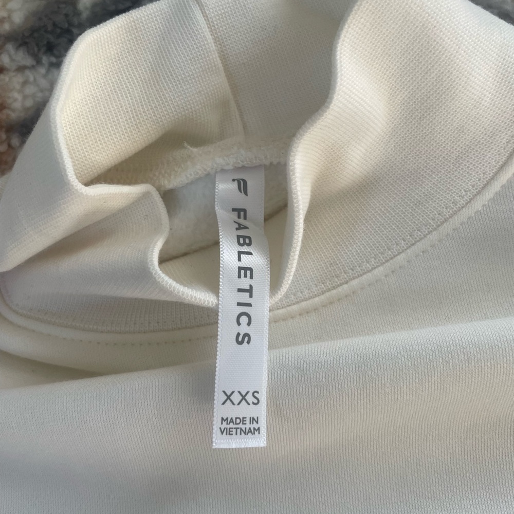 Fabletics white crew neck